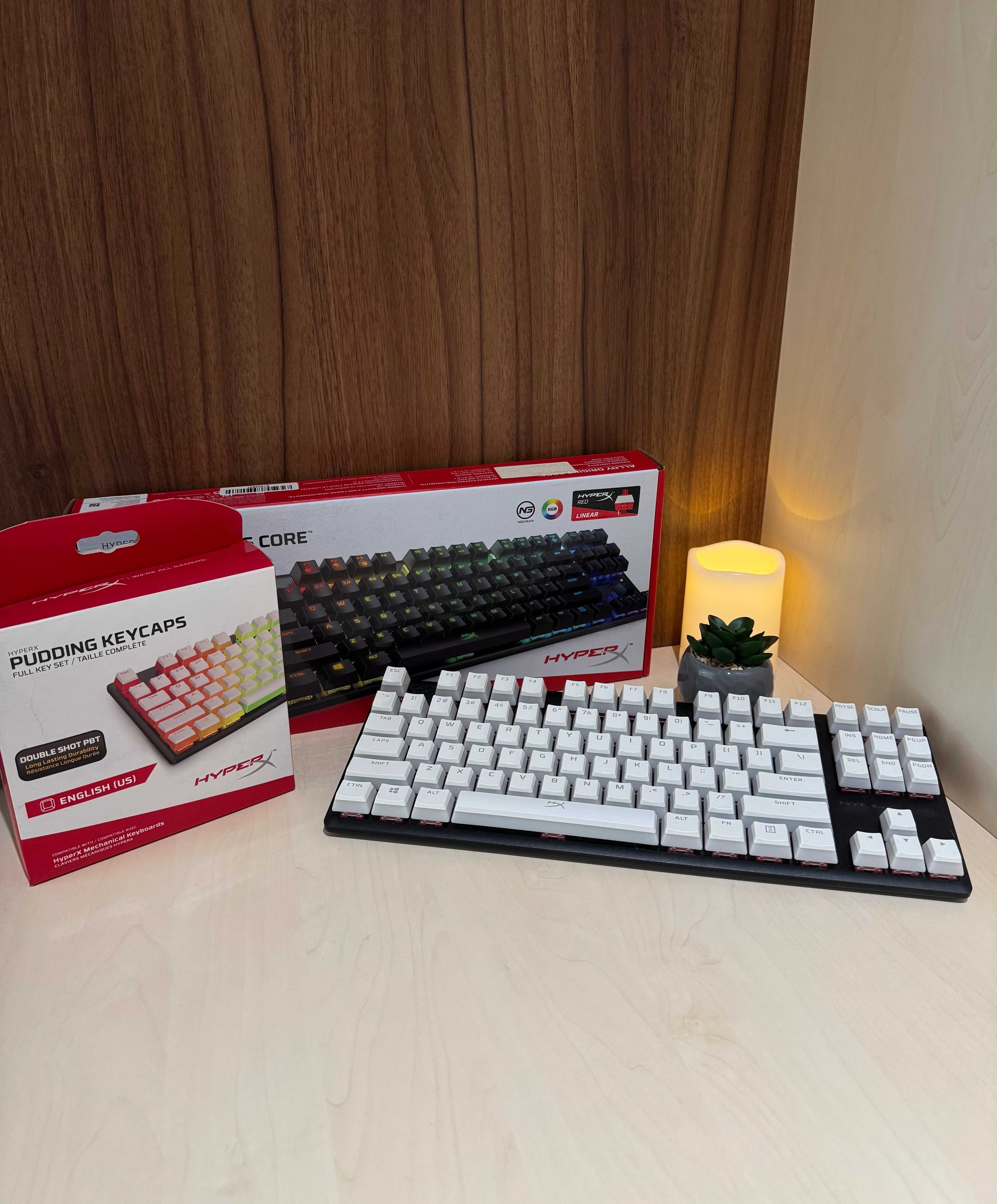 Hyperx Alloy Origins Core Гейминг клавиатура + Hyprex keycaps