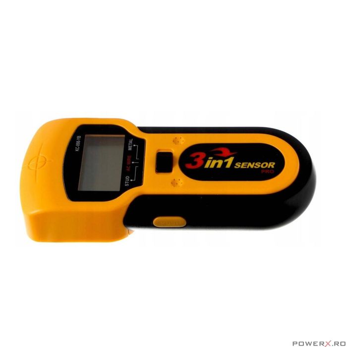 Detector profile si cabluri electrice, metale, tevi in pereti, afisaj