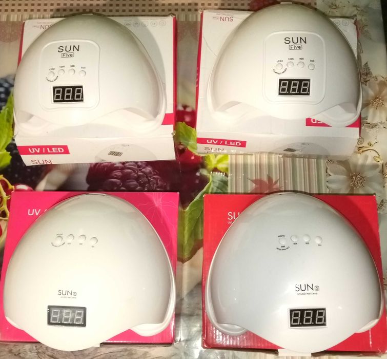 Лампа SUN 5. LED и UV ультрафиолетовая для гелиевого покрытия. НОВАЯ.