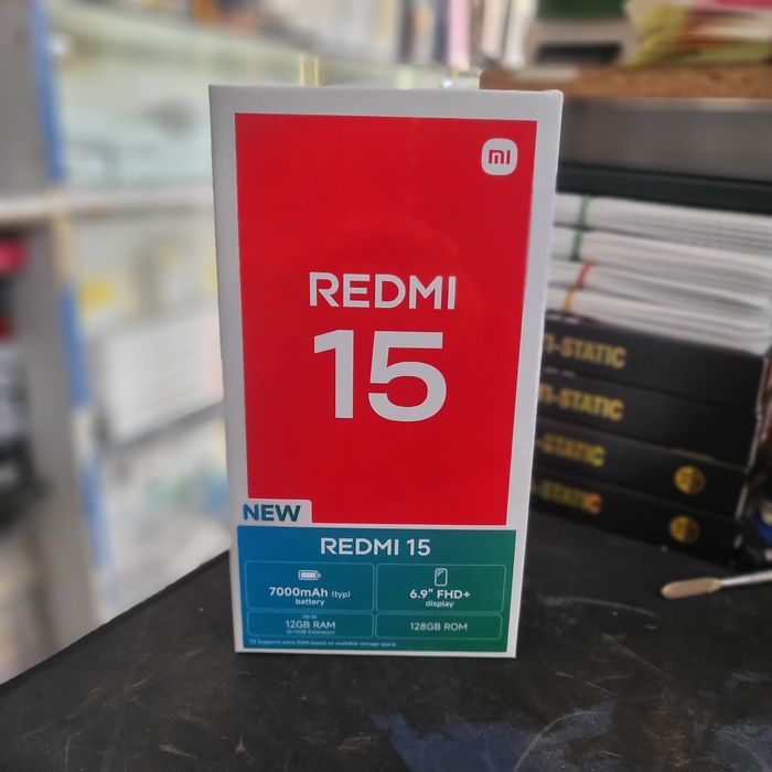 Redmi 15  6gb ram 128gb