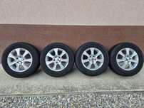 Jante Duster R16 5x114,3 cu anvelope iarna Bridgestone 215/65R16