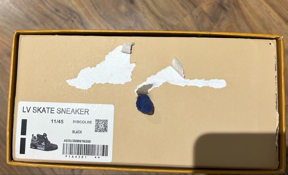 Louis Vuitton Skate X Swarovski 45 EU / 11 US