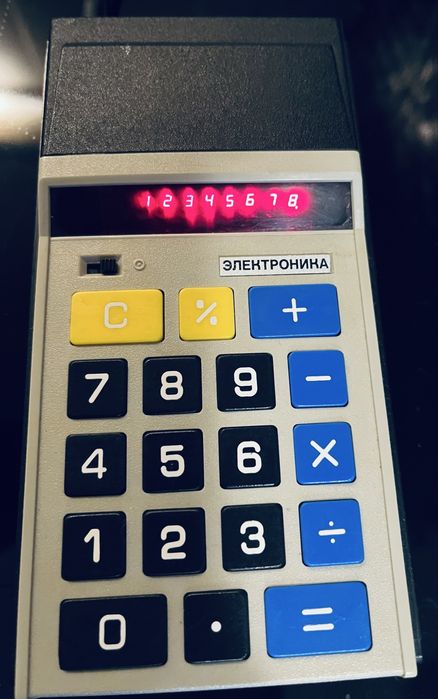 Ретро калкулатор, елка