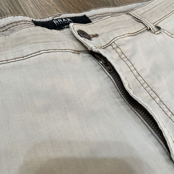 pantaloni albi, unisex mărimea XL