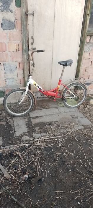 Велосипед Кама на ходу