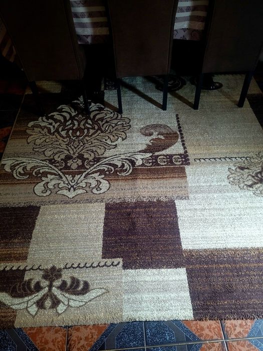 Covor bej set 2 bucati