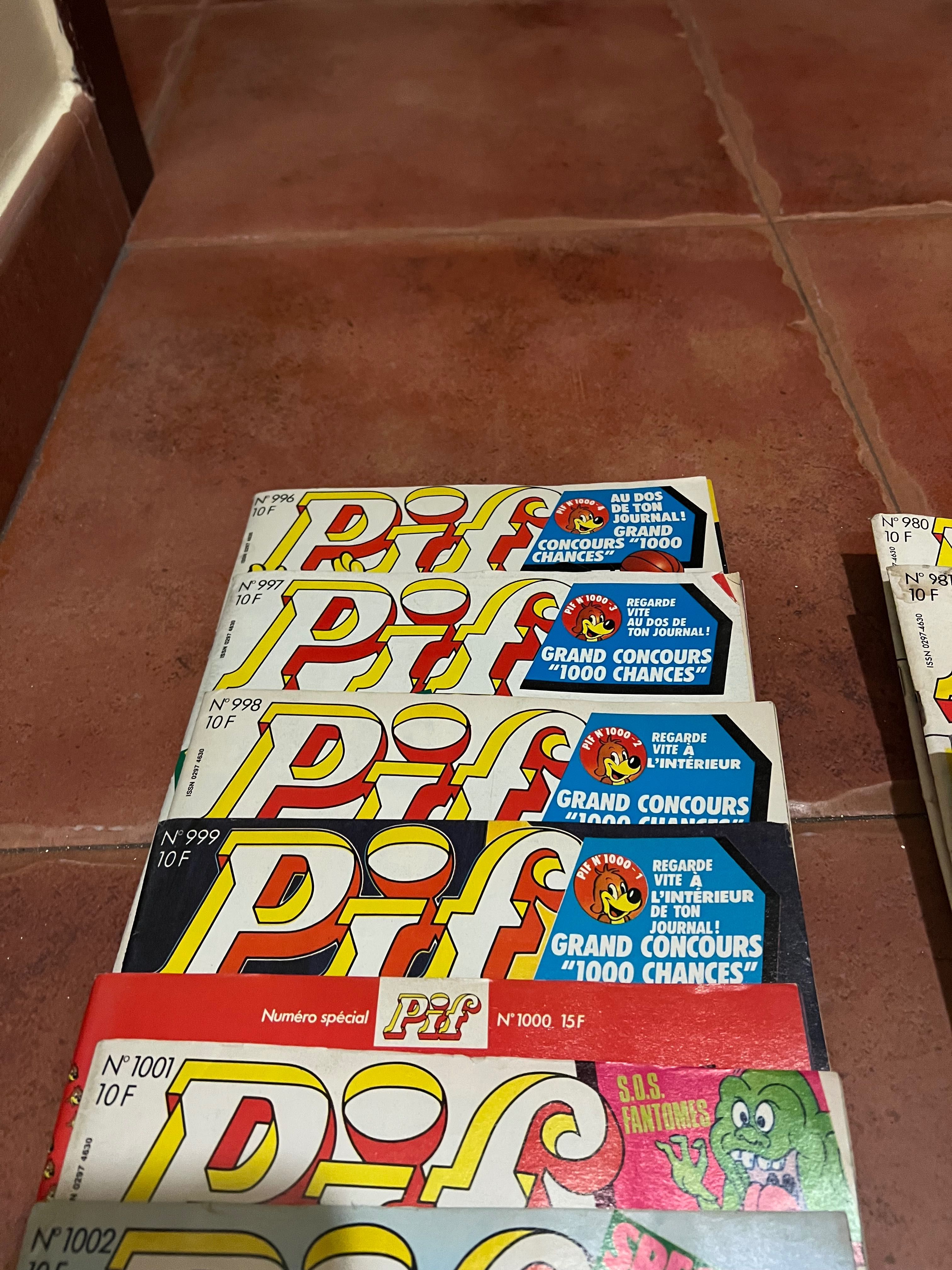 Списания Pif на френски език