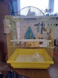 Клетка для птиц ,размер 35×27×37