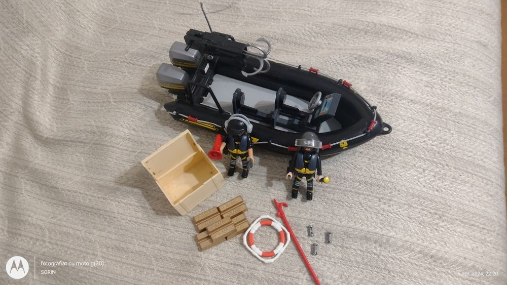 Barca de poliție Play mobil