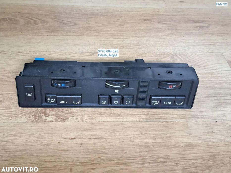 Panou control butoane reglaj aer conditionat ac clima climatronic Original BMW Seria 5 E34 Seria 7 E32