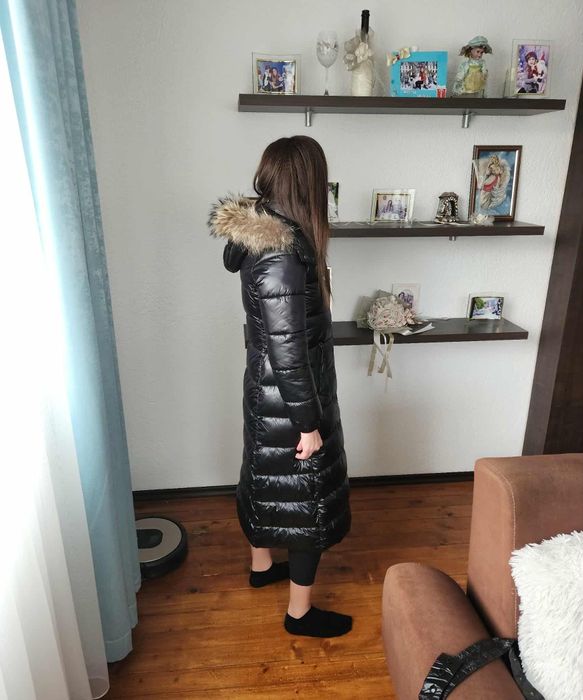 Зимно яке черно дълго