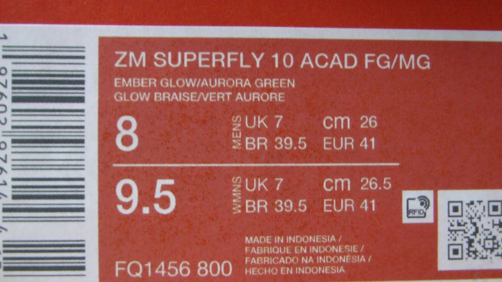 Ghete fotbal crampoane NOI Nike ZM Superfly 10 Academy marimea 41