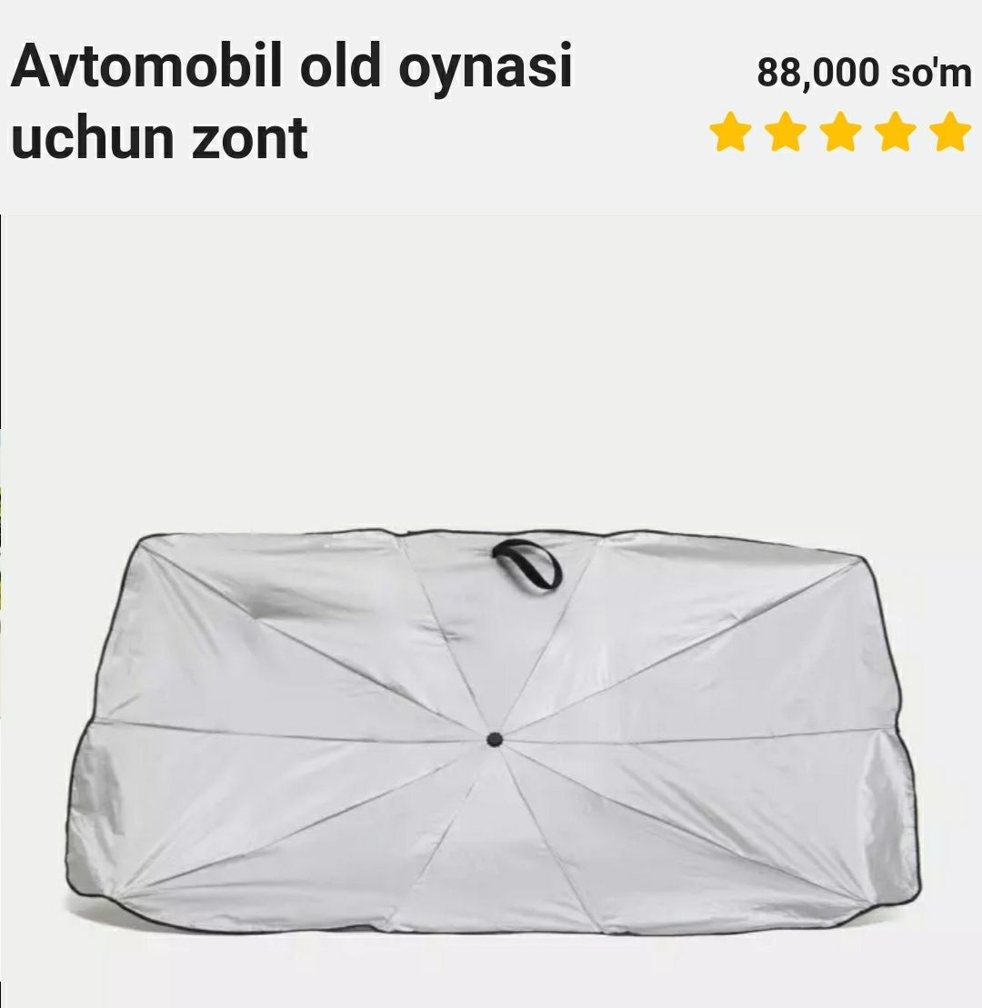 Avto tent va boshqa quyoshdan himoya jihozlar dastavka bepul uzbboylab