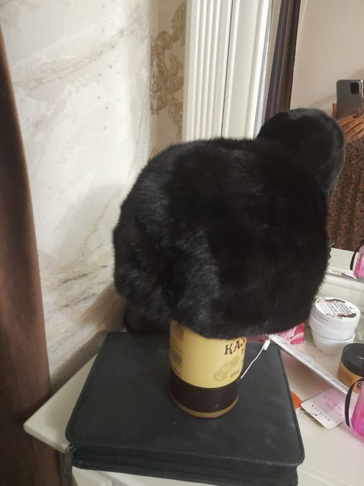 Натуральная норковая  шапка