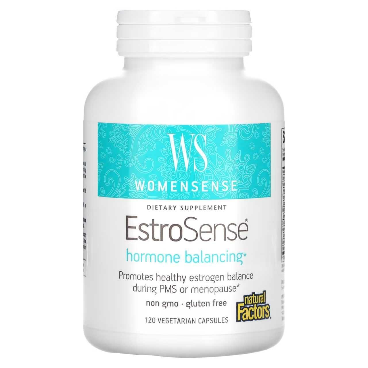 Natural Factors, EstroSense, гормональный баланс. Эстросенс