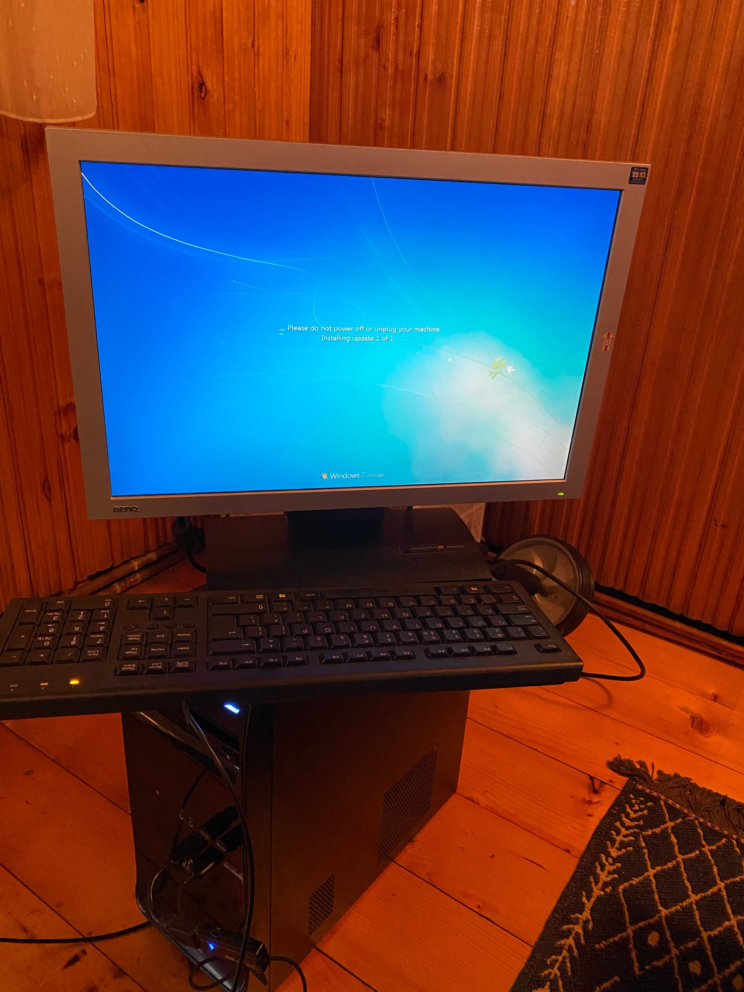 PC de vanzare sistem complet+imprimanta hp toate la super pret