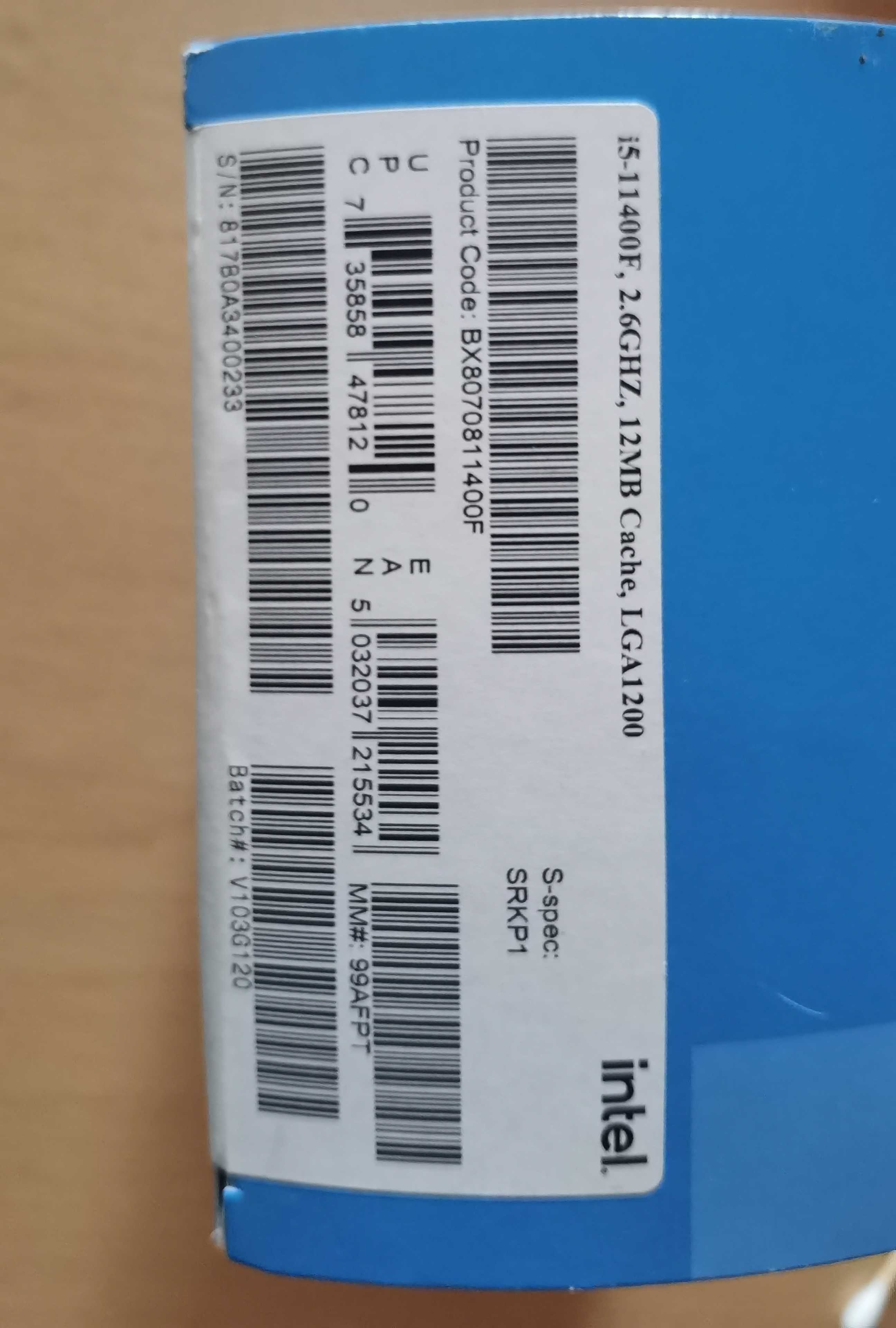 Intel core i5 11400F