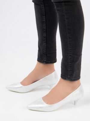 Pantofi NOI, cu toc, Ramira Albi