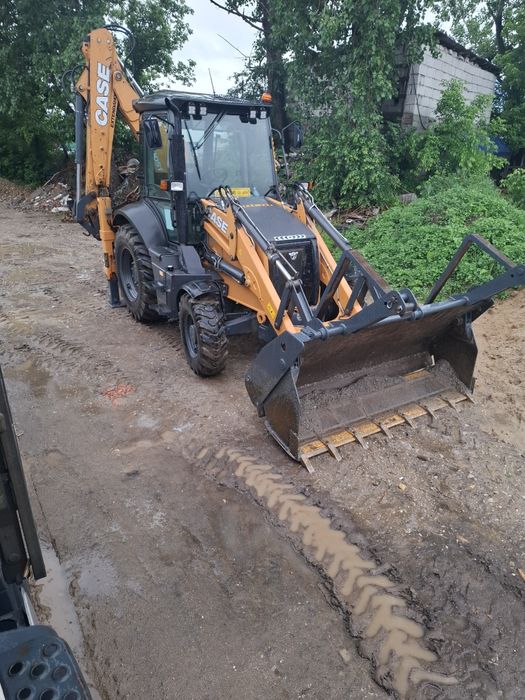 Iveco Daily basculabil detarat la 3.5 tone Buldoexcavator case 580st