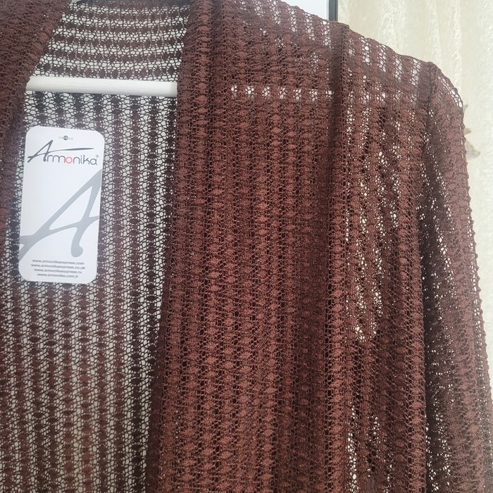 Cardigan dama transparent