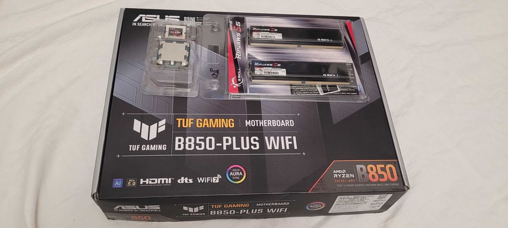Kit gaming ryzen 7 7800x3d + ASUS TUF GAMING B850-PLUS WIFI +32 gb ram