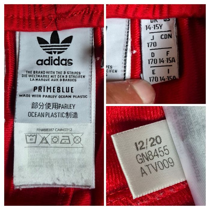 Pantaloni sport Adidas Originals, Techn. Primeblue - 14 ÷ 15 ani