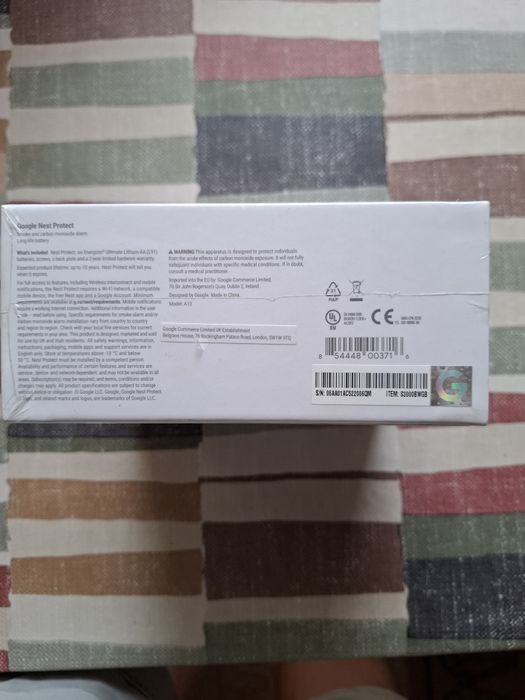 Detector inteligent de CO2, fum sau calduraura .