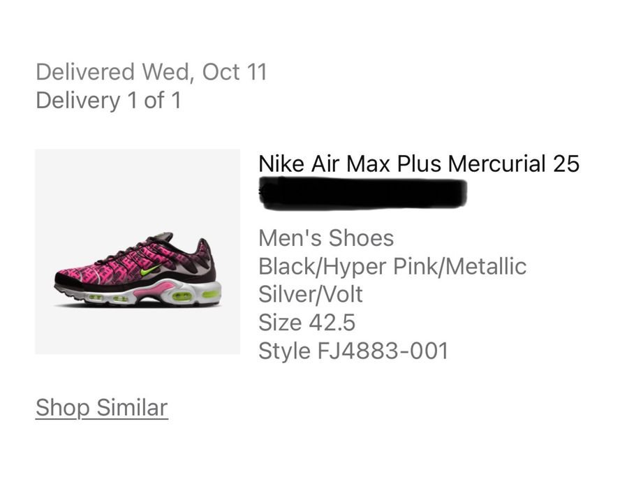 Nike Air Max Plus Mercurial