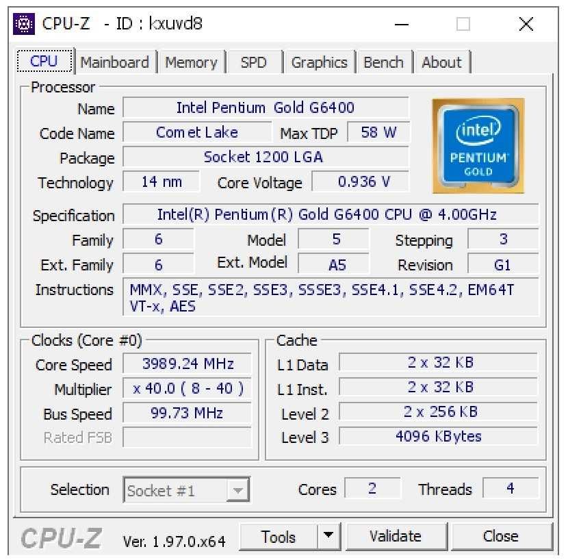 Процессор Intel Pentium G6400 НОВЫЙ!!!