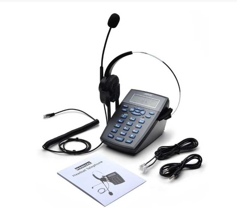 Telefon fix callpad pentru call center cu anulare zgomot, hands free