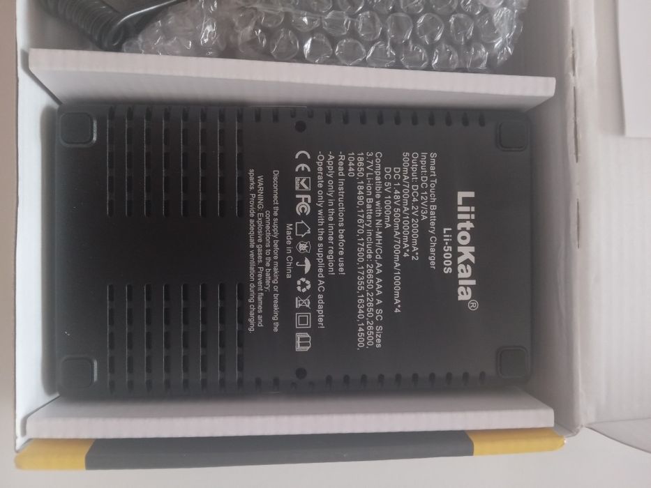 Универсално зарядно устройство Lii-500S, 4 канала, функция powerbank