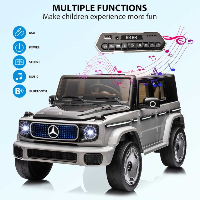 Masinuta electrica pentru copii, Mercedes EQG 4x 35W 12V 9Ah