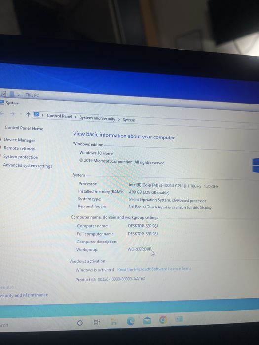 Laptop Lenovo G50-70 – i3, 4GB RAM, Windows 10