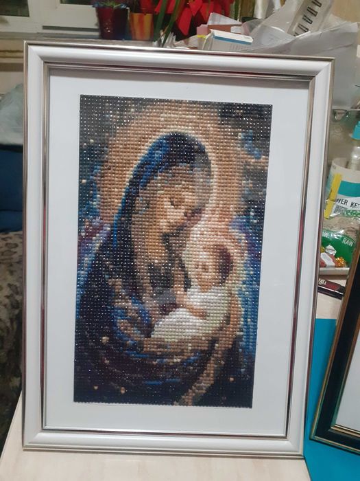 Pictura cu diamante lucrata manual 2 pe 30