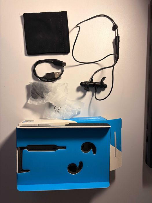 Casti Wireless Anker SoundBuds Slim Black