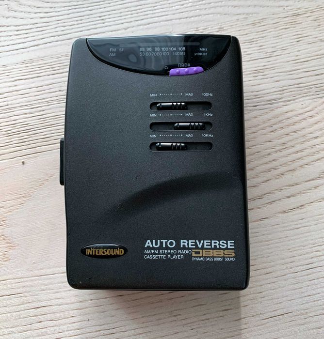 Walkman Intersound WR-44AE, Auto Reverse, Radio AM/FM, cu cutie