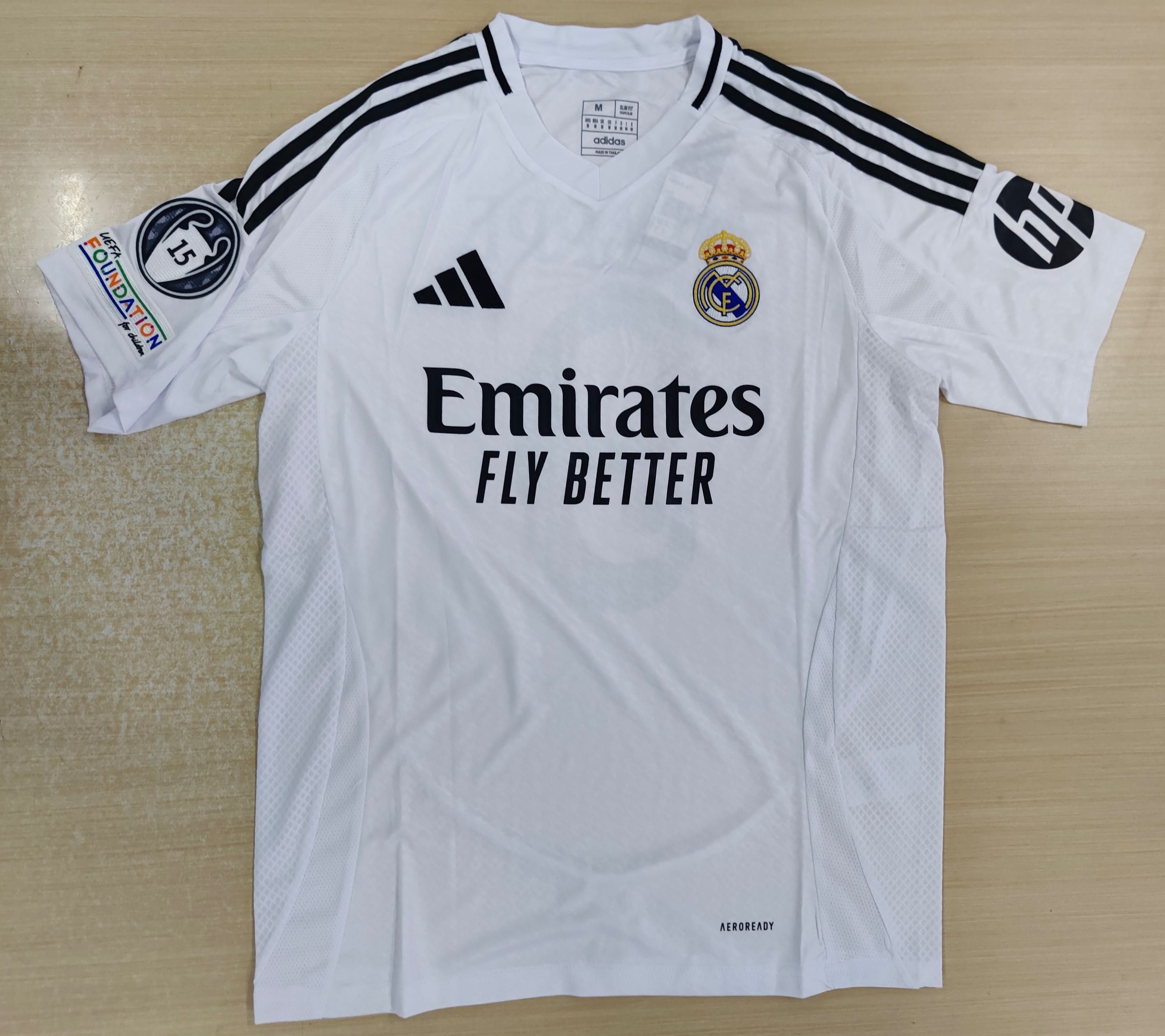 Футболна тениска Real Madrid Bellingham или Mbappe размер М