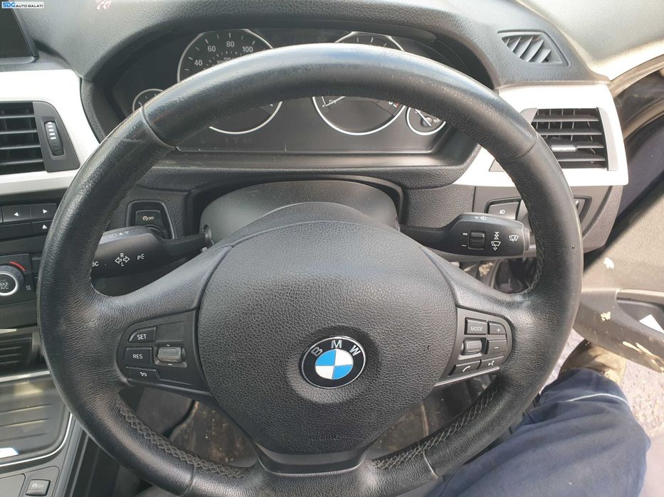 Volan 3 Spite Piele cu Comenzi fara airbag BMW Seria 3 F30 NFL Non Facelift 2011 - 2014 [K2174]