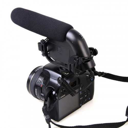 Направленный микрофон для видео фото камеры (новый, Boya)