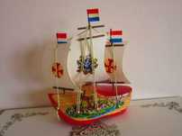 barca Vapor/Corabie handmade Olanda anii '80