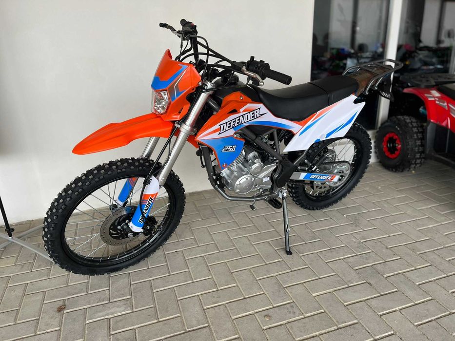 Motocicleta cross Mikilon Defender 250cc 21/18" portocaliu/albastru