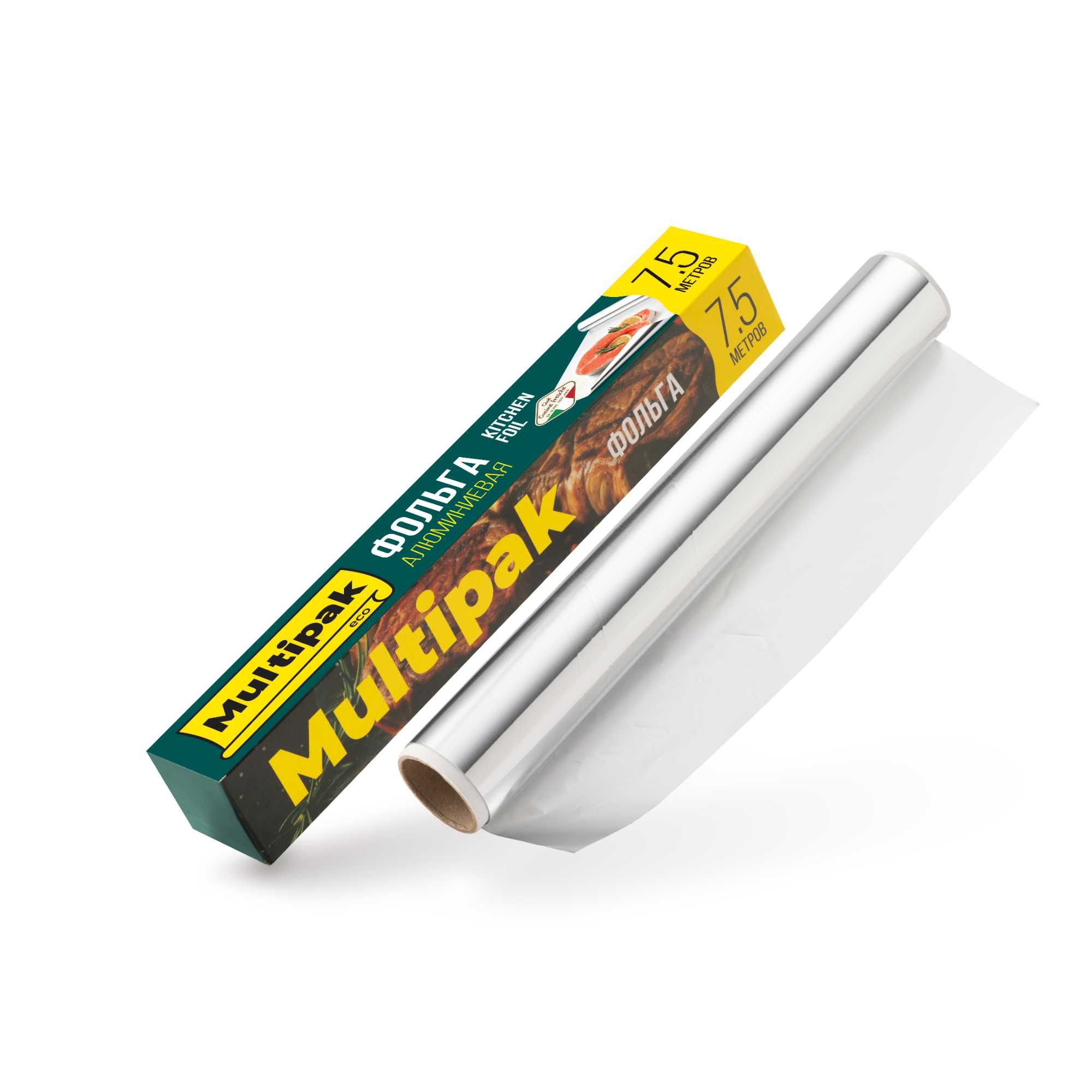 Алюминиевая фольга Multipak 30см x 7,5м — в коробке
