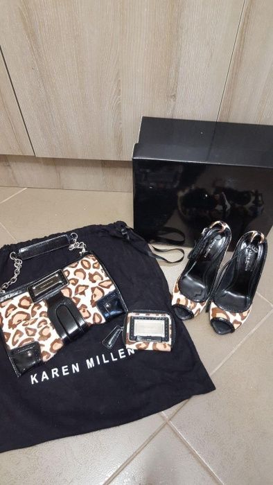 Sandale Karen Millen + geanta Karen Millen