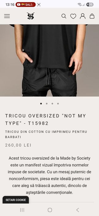 Tricou original nou Vagabond oversized