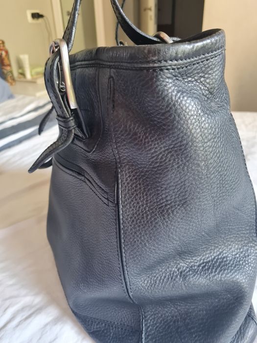 Geanta mare din piele naturala