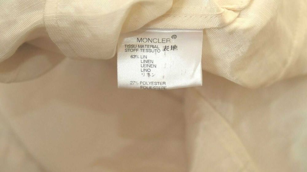 Moncler 100% оригинално дамско ленено сако размер 1