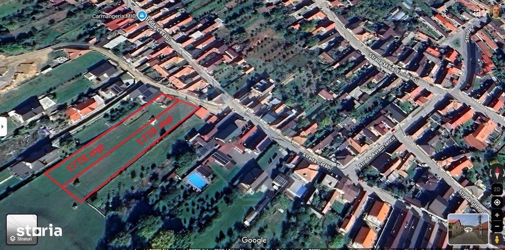 Teren intravilan 1,778mp Codlea / Strada Cetatii