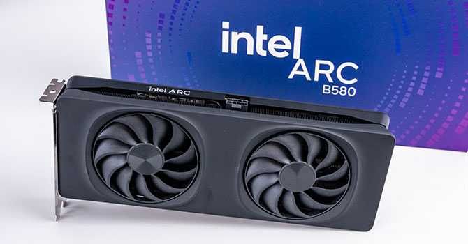intel arc b580 .
