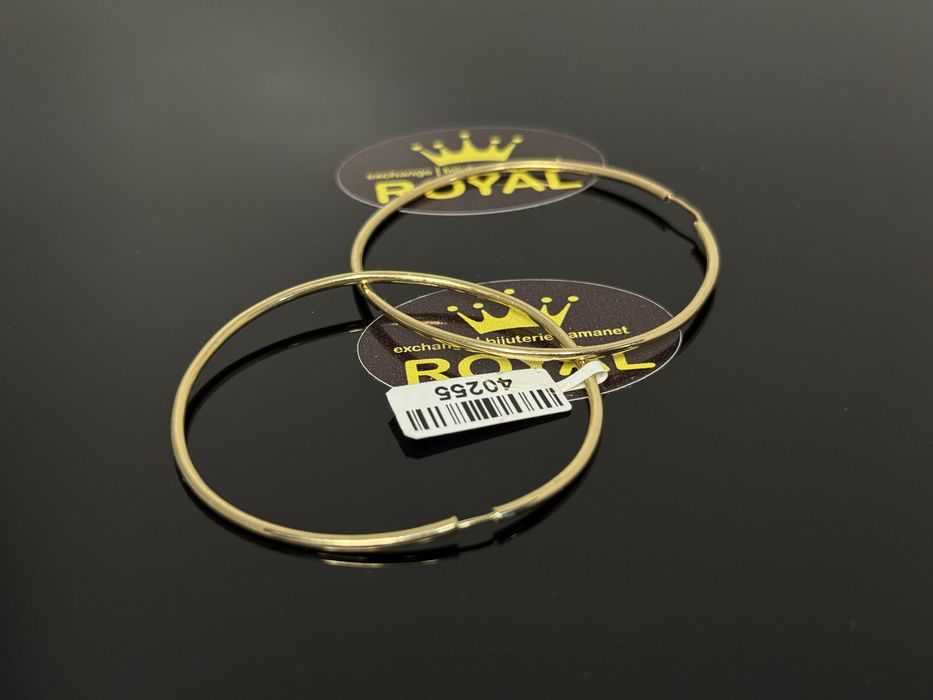 Bijuteria ROYAL : Cercei AUR 14K / 3.57 GR