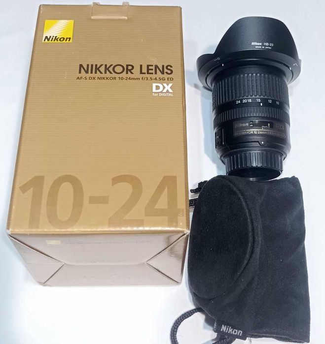 Продавам: обектив Обектив AF-S DX NIKKOR 10-24mm f/3.5-4.5G ED